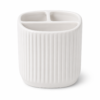 Ceramic Toothbrush Holder Cup Bathroom Organizer Durable Modern Design | wholeds