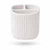 Ceramic Toothbrush Holder Cup Bathroom Organizer Durable Modern Design | wholeds