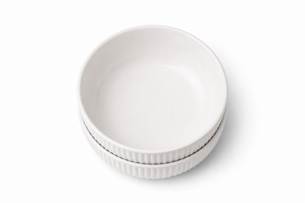 w4.2 Ceramic Soup Bowl Set of 2 Deep Serving Bowls 700ml Durable Modern Design | wholeds