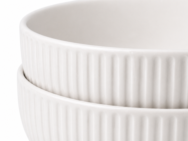 w4.3 Ceramic Soup Bowl Set of 2 Deep Serving Bowls 700ml Durable Modern Design | wholeds