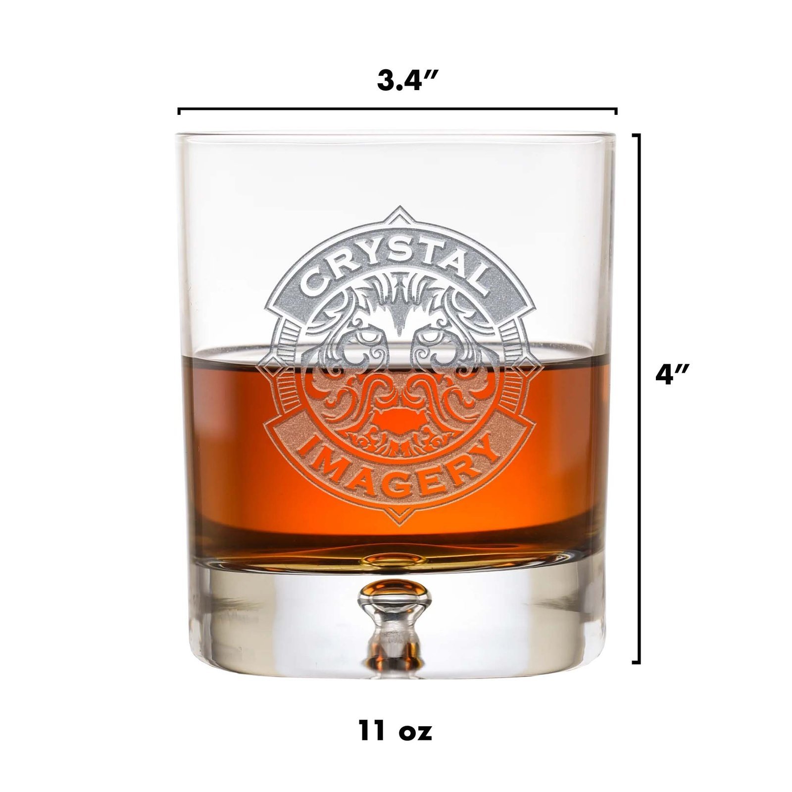 Jersey-llc Monogrammed Initial Whiskey & Scotch Glasses - Image 2