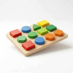 Wooden Shape Sorting Board Montessori Cognitive Toy for Kids | Jersey LLC
