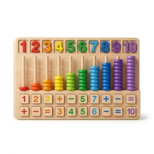 Montessori Wooden Number Counting Toy Math Learning Board | Jersey LLC