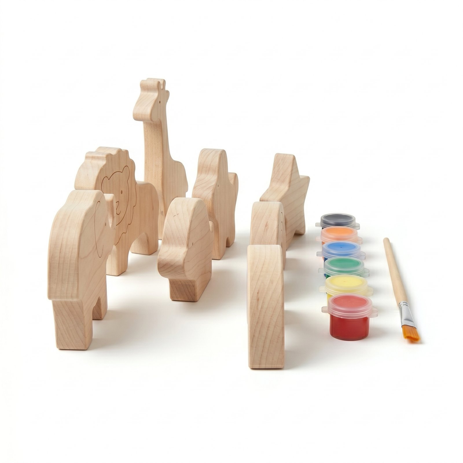 DIY Wooden Painting Toy Set Creative Art Kit for Kids | Jersey LLC
