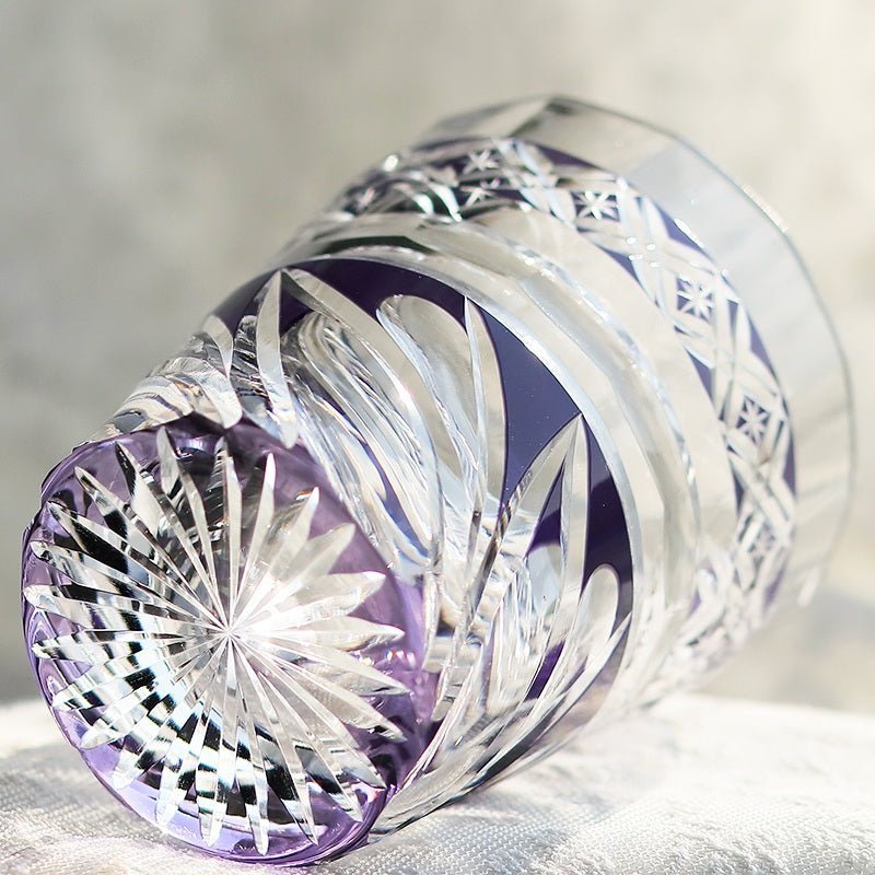 Edo Kiriko Handcrafted Zephyr Valley Whisky Glass - Image 12