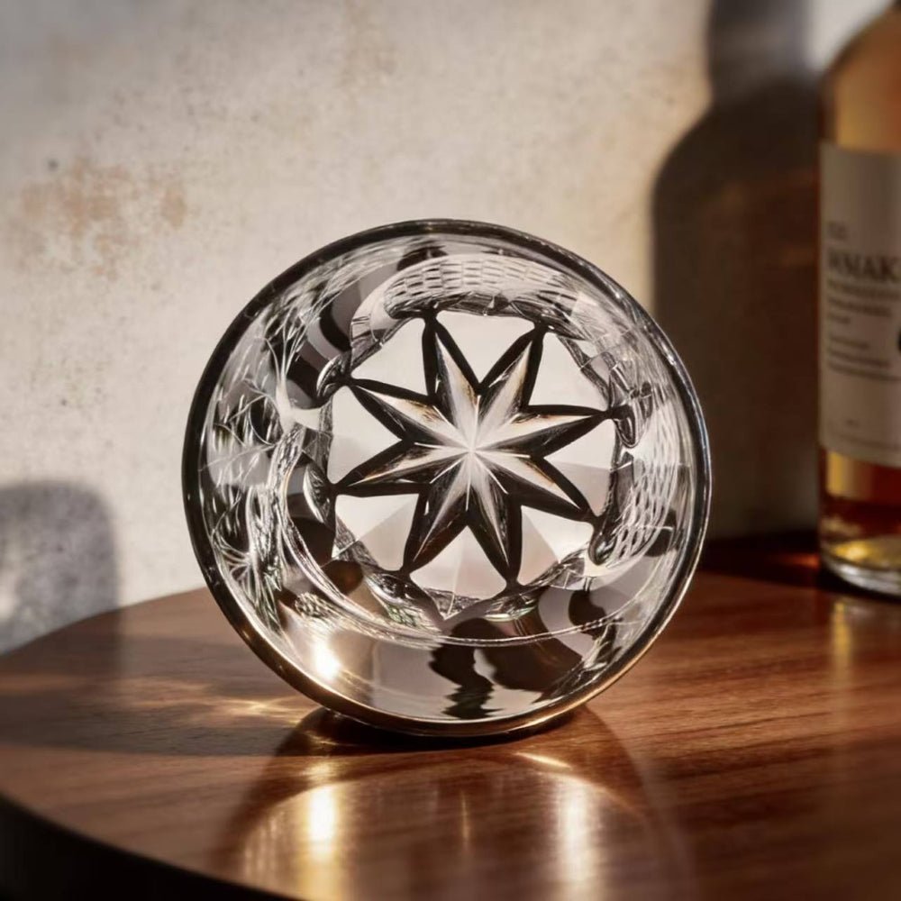 Edo Kiriko Handcrafted Year of the Snake Limited Edition Whisky Glass - Image 4