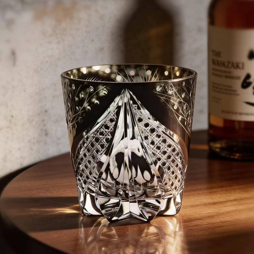 Edo Kiriko Handcrafted Year of the Snake Limited Edition Whisky Glass - Image 6