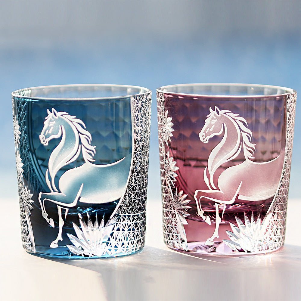 Edo Kiriko Handcrafted Steed Crystal Whisky Glass - Image 5